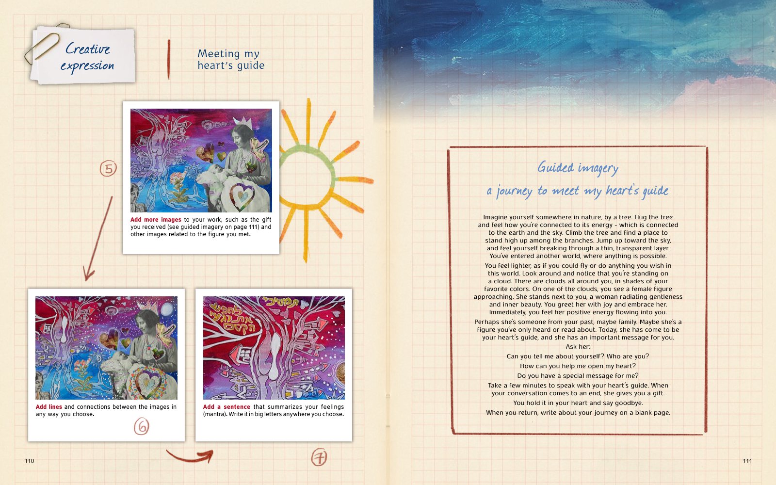 Inside Gates of Hope Art Journal, spread 10