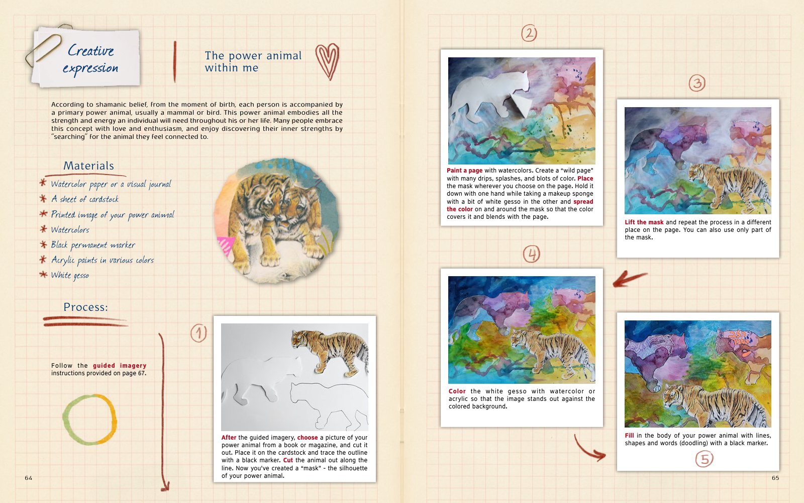 Inside Gates of Hope Art Journal, spread 9