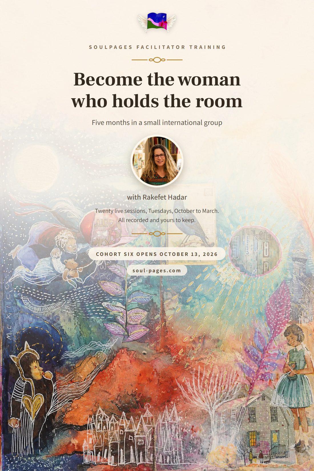 Become the woman who holds the room, SoulPages Facilitator Training cohort six