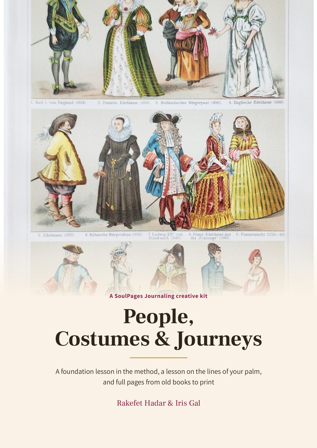 The cover of the People, Costumes & Journeys vintage kit